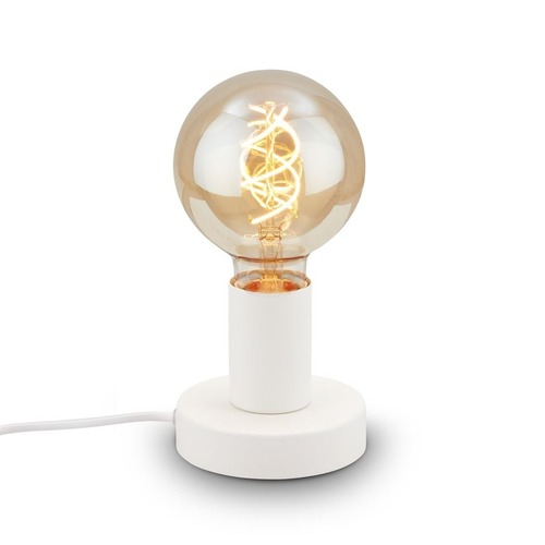 Stolní lampy dekorační - BRILO 7023016 Stolní lampa, pr. 10 cm, max. 10 W, bílé (starý kód: BRILO 7023-016) - BRILO - foto 1