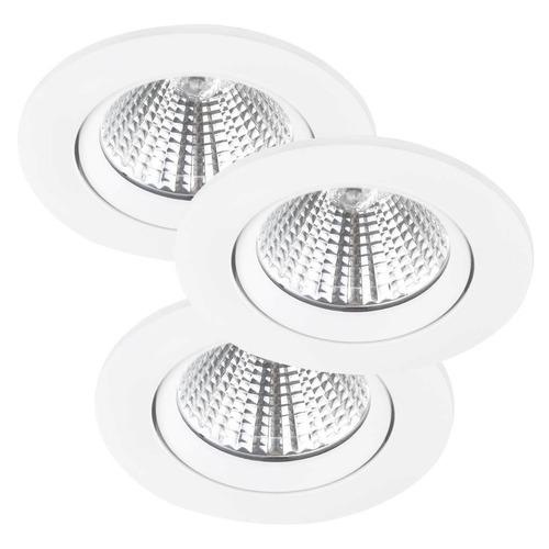 Kruhová - NOR 47580101 Vestavné svítidlo Fremont 2700K 3-Kit 3x5,5W LED bílá - NORDLUX - foto 1