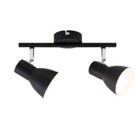 Bodová - BRI 2860-025 Bodové svítidlo 27,5 cm 2x E14 25W černá - BRILONER