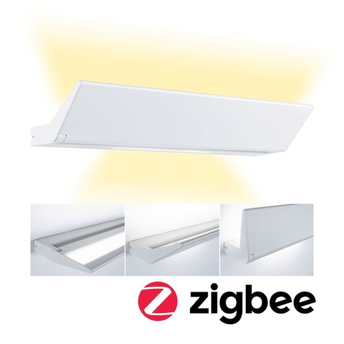 Nepřímé osvětlení - P 79508 LED nástěnné svítidlo Smart Home Zigbee Ranva měnitelná bílá / 230V 13W stmívatelné bílá mat - PAULMANN - foto 1