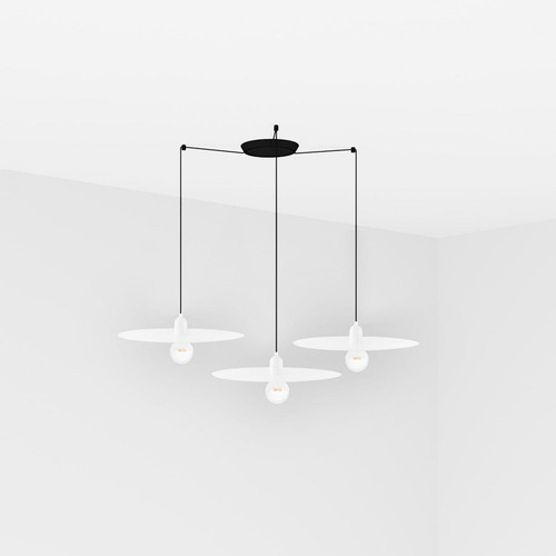 Dekorativní - FARO 68146-3L PLAT závěsné svítidlo, bílá, 3L - FARO - foto 1
