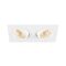 Hranatá - LA 1008511 NEW TRIA® 155 zapuštěné stropní svítidlo, čtvercové, 2700K, dvoulampa, PHASE, 38°, bílé - BIG WHITE (SLV)