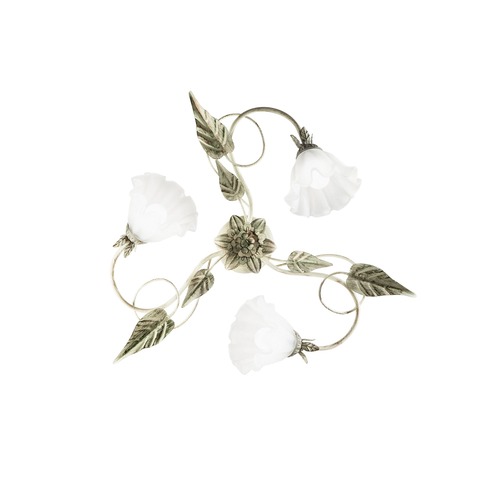 Dekorativní - FAN I-ISOTTA-PL3 Stropní svítidlo Isotta, slonová kost, 3 x E14, 68 x 20 cm - FANEUROPE - foto 1