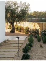 Sloupková - NV 9271433 Venkovní sloupkové svítidlo FEND černý hliník a sklo LED 5W 3000K 100-240V 21st. IP65 - NOVA LUCE