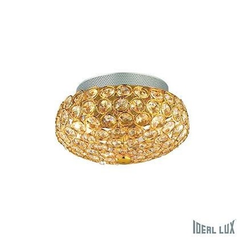 Dekorativní - ILUX 075402 Stropní a nástěnné svítidlo Ideal Lux King PL3 oro 075402 - IDEALLUX - foto 1