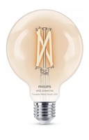 E27 - PH 8719514372184 WiZ Smart LED Kulová žárovka Filament čirá 7 W (ekv. 60 W) 806lm 2700-6500K G95 E27 - PHILIPS