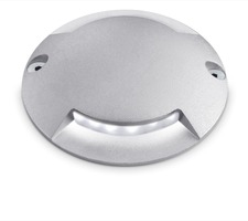 Zapuštěná - CEN PAVI2L-087030 Zemní LED PAVI 70mm 2světla 0,8W 24VAC/DC 3000K 16Lm 100d 70x13mm 500kg IP67 IK06 - CENTURY