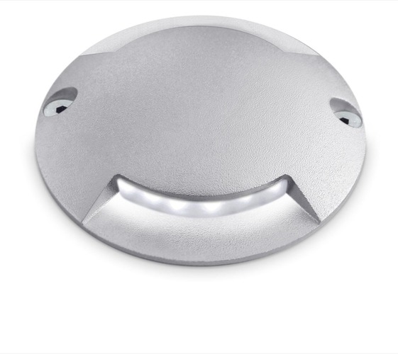 Zapuštěná - CEN PAVI2L-087030 Zemní LED PAVI 70mm 2světla 0,8W 24VAC/DC 3000K 16Lm 100d 70x13mm 500kg IP67 IK06 - CENTURY - foto 1