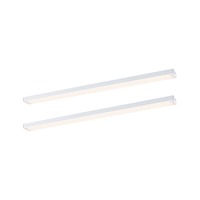 Přisazená - P 98614 LED podskříňkové svítidlo Inline 2x4W rozšiřovací sada 350x26mm 24V bílá mat - PAULMANN