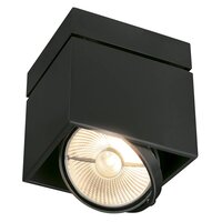 Downlight - LA 117100 KARDAMOD přisazená čtvercová ES111 I černá 230V GU10 75W - BIG WHITE (SLV)