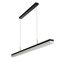 Podélná - OS MAT60068 MATAR LE3 závěsné plastové svítidlo černá / bílá IP40 3000 K 18W LED - OSMONT