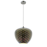 LED přívěšek - Přívěsek 3D Glass D290 Chrome Seagull