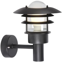 Nástěnná - NOR 71431003 Venkovní nástěnné svítidlo Lønstrup 22 1x60W E27 černá čirá - NORDLUX