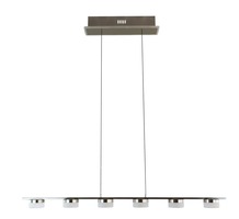 Podélná - GT 7066-703 Závěsné svítidlo Cassis 30W 3000lm 3000K matný nikl - GeeTi