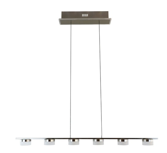 Podélná - GT 7066-703 Závěsné svítidlo Cassis 30W 3000lm 3000K matný nikl - GeeTi - foto 1