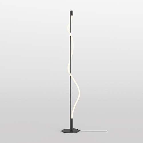Stojací lampy - M MOD166FL-L15B3K Stojací lampa Tau 3000K 15W 450lm teplá bílá černý hliník - MAYTONI - foto 1