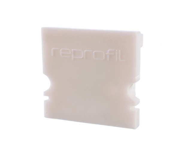 Krytky pro Al profily - IMPR 979110 Koncovka H-AU-02-15 bílá 21 mm 2 ks - LIGHT IMPRESSIONS - foto 1