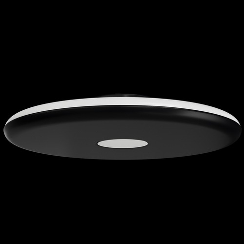 Kruhová - OS ZET60038 ZETA 2 PF stropní/nástěnné plastové svítidlo černá IP40 3000 K 38W LED - OSMONT - foto 1