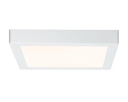 Hranatá - P 70646 Stropní svítidlo Lunar LED Panel 18W 1450lm bílá matná, hliník - PAULMANN
