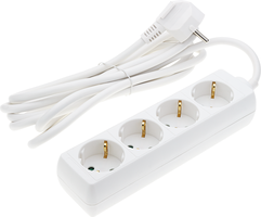Zásuvky a adaptéry - Napájecí lišta 4 zásuvky