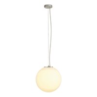 Koule - LA 165410 ROTOBALL 40 závěsná stříbrnošedá polykarbonát 230V E27 24W - BIG WHITE (SLV)