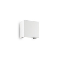 Sádrová - ILUX 214672 Nástěnné svítidlo Ideal Lux Flash Gesso AP1 small 214672 1x40W hranaté 12,5cm - IDEALLUX