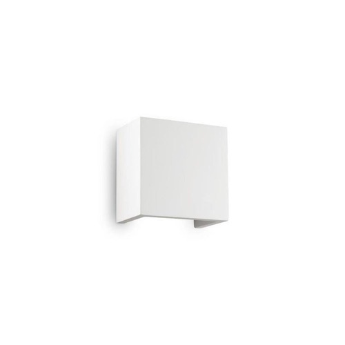 Sádrová - ILUX 214672 Nástěnné svítidlo Ideal Lux Flash Gesso AP1 small 214672 1x40W hranaté 12,5cm - IDEALLUX - foto 1