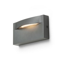 Nástěnná - RED R13934 BOBO RC nástěnná antracitová 230V LED 8W IP65 3000K - RED - DESIGN RENDL