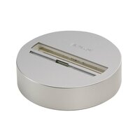 Lišty a příslušenství EUTRAC - LA 145834 Univerzální bodový výstup EUTRAC, stříbrošedý, nová verze - BIG WHITE (SLV)