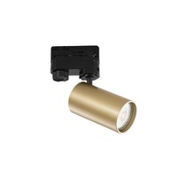 Svítidla - FAN I-SQUIB-ORO 3‑fázový systém FARO BINARIO SQUIB hliník/zlatá, 1xGU10, 17,2x5,6x10,8 cm - FANEUROPE