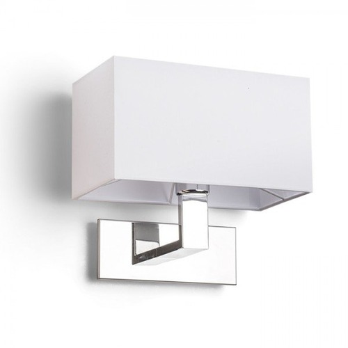 Dekorativní - RED R11981 PLAZA nástěnná bílá chrom 230V E27 42W - RED - DESIGN RENDL - foto 1