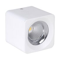 Hranatá - CEN QBBI-1511240 Stropní SVÍTIDLO LED QUBE BÍLÉ 112x112x123mm 15W/230VAC 4000K 1350Lm 45d IP20  - CENTURY