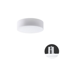 Koupelnová - OS ERI67118 ERIS V2 stropní/nástěnné skleněné polovestavné svítidlo bílá IP44 3000 K 18W LED DALI - OSMONT
