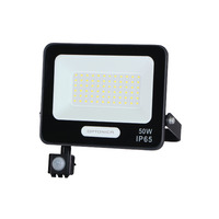 Vnější světlomety - LED SMD Floodlight IP65 Černé tělo se senzorem