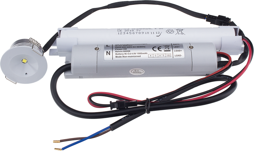 LED nouzové osvětlení - LED nouzové světlo 3W Osram Chip - foto 1