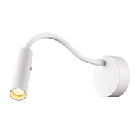 S ramenem - LA 1006161 KARPO GOOSE nástěnné přisazené svítidlo bílé 5,8 W 3000 K 40° - BIG WHITE (SLV)