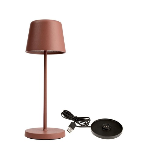 Na stůl - IMPR 620204 Deko-Light nabíjecí svítidlo - sada Canis Mini terakota + nabíjecí základna - LIGHT IMPRESSIONS - foto 1