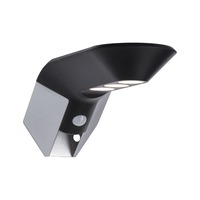 Nástěnná - P 94250 Venkovní solární nástěnné svítidlo Soley 3000K antracit pohybové čidlo - PAULMANN