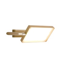 Dekorativní - FAN LED-BOOK-AP-ORO Nástěnné LED svítidlo BOOK zlatá, 18 W, 1820 lm, 3200 K, 22,5 x 15 x 10 cm - FANEUROPE
