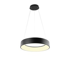 Kruhová - FAN LED-NOAH-S60-NER Závěsné svítidlo LED NOAH černá 60 W 8000 lm CCT 60 x 60 x 150 cm - FANEUROPE