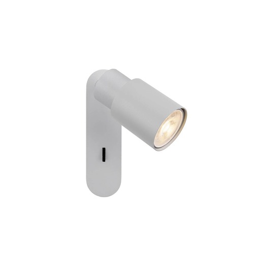 Bodová - LA 1008299 PURI 2.0 Tube nástěnné a stropní svítidlo, vypínač, obdélníkový, 1x max. 6W GU10, šedá - BIG WHITE (SLV) - foto 1