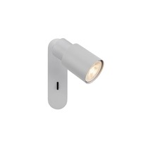Bodová - LA 1008299 PURI 2.0 Tube nástěnné a stropní svítidlo, vypínač, obdélníkový, 1x max. 6W GU10, šedá - BIG WHITE (SLV)