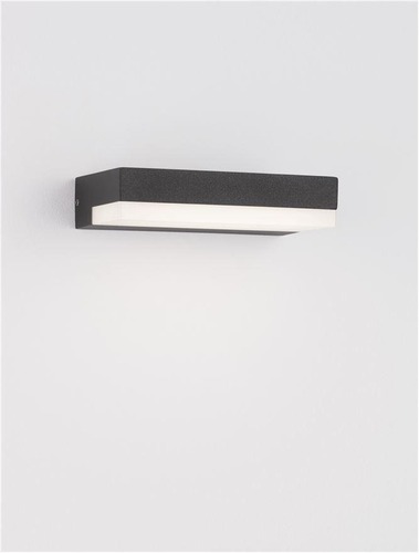 Nástěnná - NV 9492560 Venkovní nástěnné svítidlo PURE antracitový hliník a matný akryl LED 6W 3000K 220-240V 103st. IP65 - NOVA LUCE - foto 1