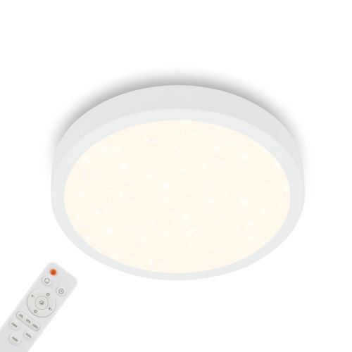 Kruhová - BRILO 3704-016 CCT LED přisazené svítidlo pr. 38 cm, 22 W, 2900 lm, bílé - BRILO - foto 1