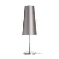 Stolní lampy dekorační - RED R14052 NYC/CONNY 15/30 stolní Monaco holubí šeď/stříbrné PVC/nikl 230V E27 7W - RED - DESIGN RENDL