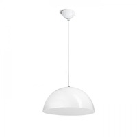 Polokoule - RED R11707 MONROE 40 závěsná lesklá bílá/bílá  230V E27 42W - RED - DESIGN RENDL