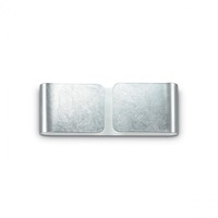 Nepřímé osvětlení - ILUX 091136  Nástěnné svítidlo Ideal Lux Clip AP2 mini argento 091136 stříbrné 25cm   - IDEALLUX