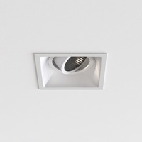 Hranatá - AST 1249042 Downlight svítidlo Minima Slimline Square nastavitelné protipožární 6W GU10 bílá - ASTRO Lighting