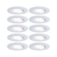 Koupelnová - P 99924 Vestavné svítidlo LED Calla kruhové 10x6,5W bílá mat výklopné - PAULMANN