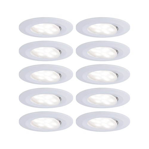 Koupelnová - P 99924 Vestavné svítidlo LED Calla kruhové 10x6,5W bílá mat výklopné - PAULMANN - foto 1